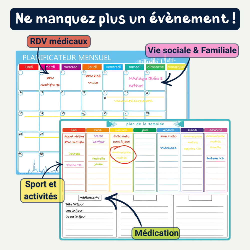 Le Calendrier qui Simplifie la Vie