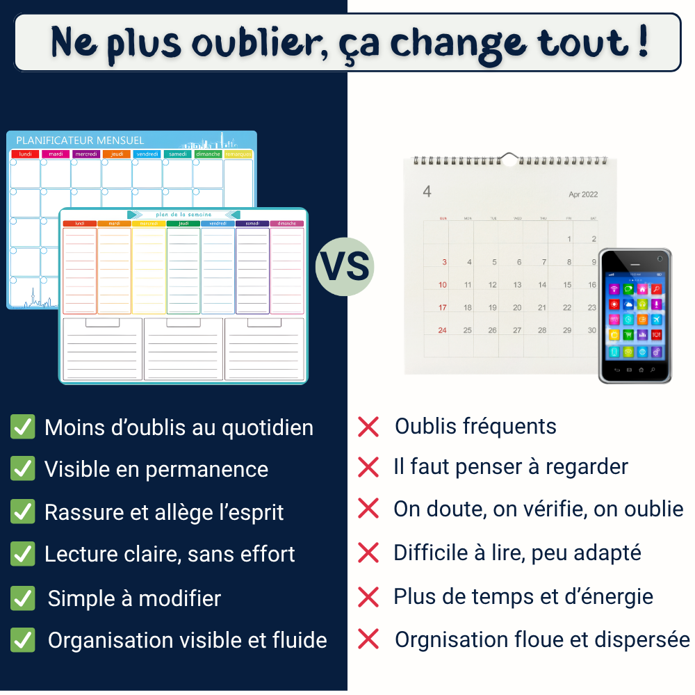 Le Calendrier qui Simplifie la Vie