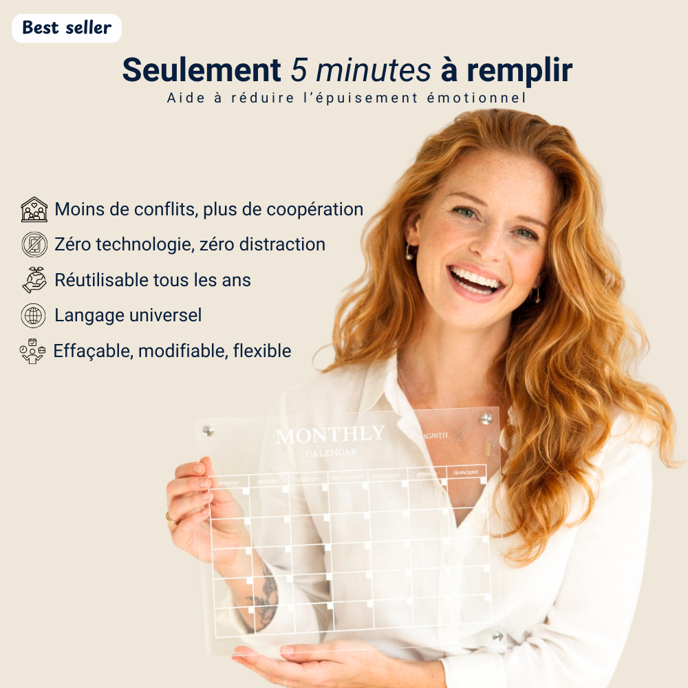 Calendrier mensuel Anti-Rappels